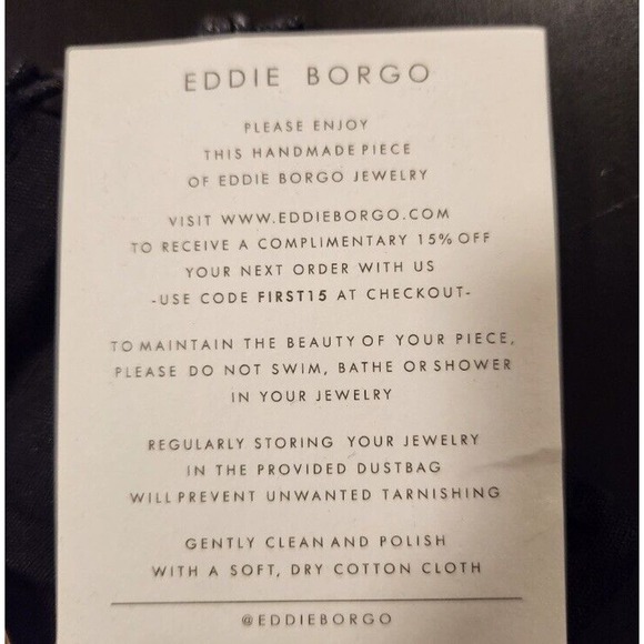 NEW Eddie Borgo supra link necklace - 17” - Picture 4 of 9